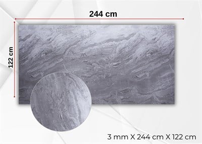 Marmori Grey PVC Duvar Paneli