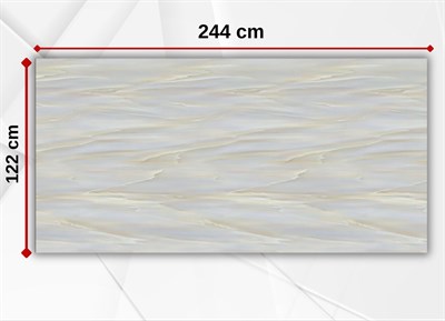 Moji Cream PVC Duvar Paneli