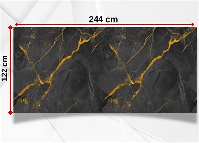 Oro Black PVC Duvar Paneli