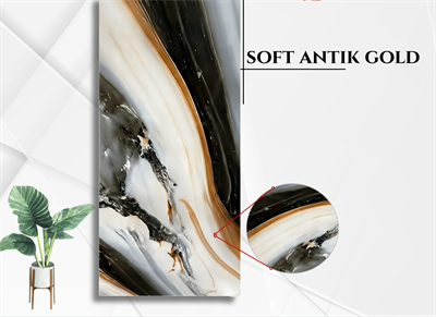 Soft Antik Gold PVC Duvar Paneli