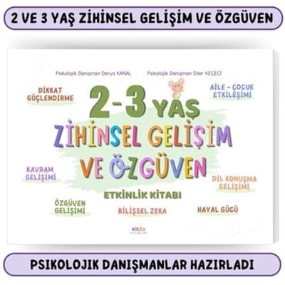 2-3 Yaş Zihinsel Gelişim Ve Özgüven Etkinlik Kitabı