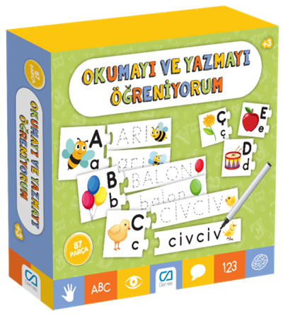 Okumayı Ve Yazmayı Öğreniyorum - Eğitici Kutu Oyunu