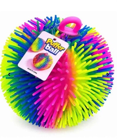 Puffer Ball Püsküllü Işıklı Top
