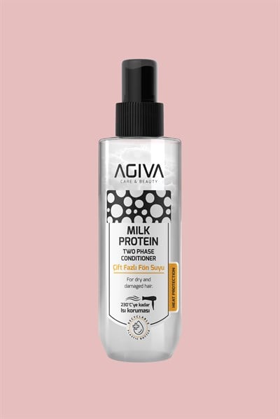 AGİVA Milk Protein Onarıcı, Besleyici ve Isı Koruyucu Çift Fazlı Fön Suyu - 250 ml