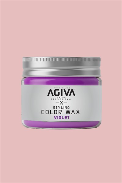 Agiva Saç Şekillendirici ve Renklendirici Wax Mor 120 gr | Agiva