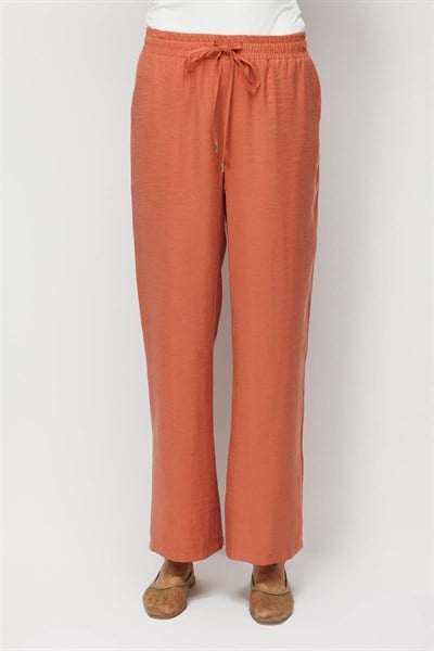 Ekol Beli Bağcıklı Bol Paça Pantolon MANGO