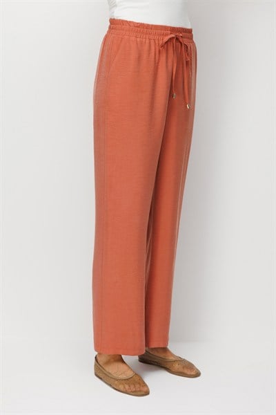 Ekol Beli Bağcıklı Bol Paça Pantolon MANGO