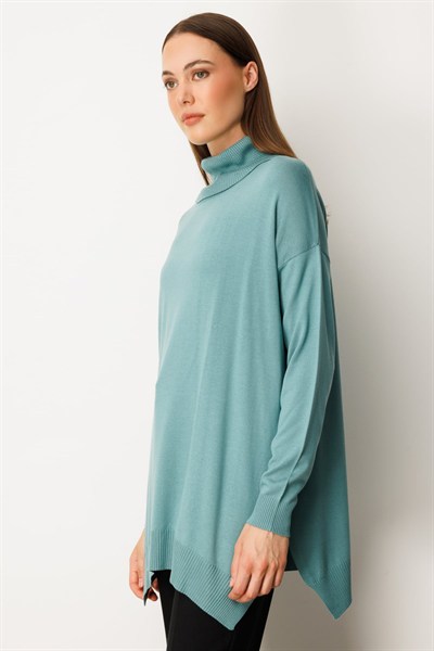 On Balıkçı Yaka Tunik Mint