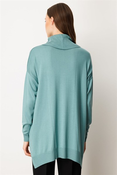 On Balıkçı Yaka Tunik Mint