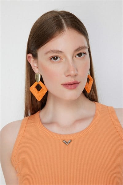 On Metal Aksesuarlı Pamuklu Basic Bluz MANGO