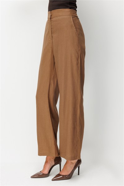 On Yan Cepli Bol Paça Pantolon MOCCA