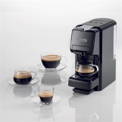 Ariete Çok Fonksiyonlu Kapsül, Pod ve Öğütülmüş Kahve 4in1 Espresso Makinesi Siyah 1304/11