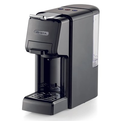 Ariete Çok Fonksiyonlu Kapsül, Pod ve Öğütülmüş Kahve 4in1 Espresso Makinesi Siyah 1304/11