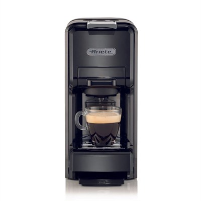 Ariete Çok Fonksiyonlu Kapsül, Pod ve Öğütülmüş Kahve 4in1 Espresso Makinesi Siyah 1304/11