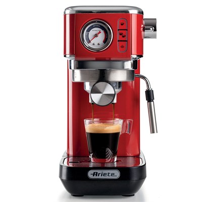 Ariete Moderna Espresso Slim Kahve Makinesi Kırmızı 1381/13