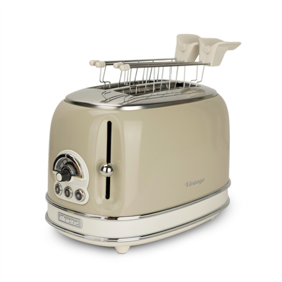 Ariete Vintage Ekmek Kızartma Makinesi - 2 Dilim, Bej 0155/03