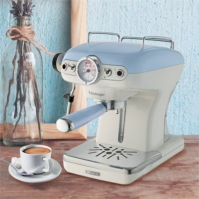 Ariete Vintage Espresso Kahve Makinesi Mavi 1389/15