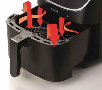 Kenwood Airfryer XXXL 7 Lt Siyah HFP80.000BK 