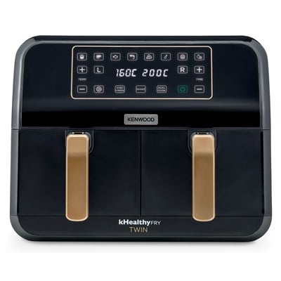 Kenwood Dual BK Copper Çift Pişirme Hazneli Sıcak Hava Fritözü HFP70.000BK