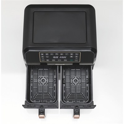 Kenwood Dual BK Copper Çift Pişirme Hazneli Sıcak Hava Fritözü HFP70.000BK