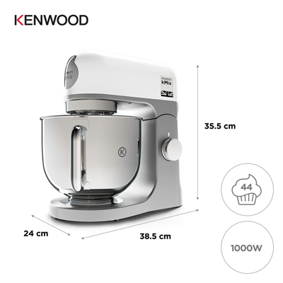 Kenwood kMix Mutfak Şefi Stand Mikser 1000W 5 Lt KMX750WH