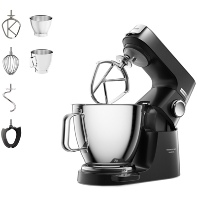 Kenwood Titanium Chef Baker XL 1200W Çift Hazneli Mutfak Şefi Siyah KVL85.004BK