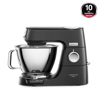 Kenwood Titanium Chef Baker 1200W Çift Hazneli Siyah Mutfak Şefi KVC85.004BK