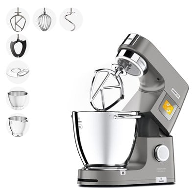 Kenwood Titanium Chef Pattisier XL Isıtma Özellikli 1400 Watt 7L Mutfak Şefi KWL90.004SI