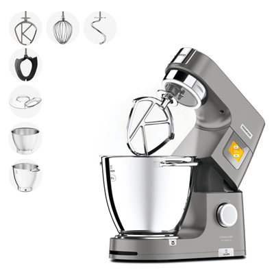 Kenwood Titanium Chef Pattisier XL Isıtma Özellikli 1400 Watt 7L Mutfak Şefi KWL90.004SI