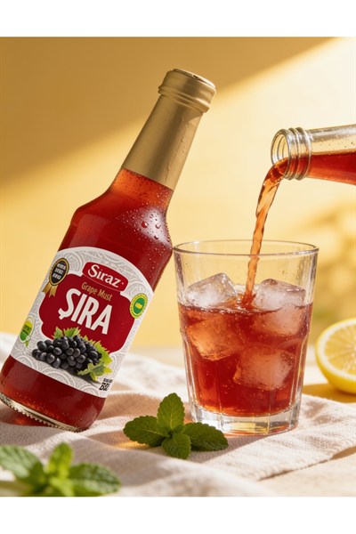 Doğal Üzüm Şırası 250 ml Cam Şişe