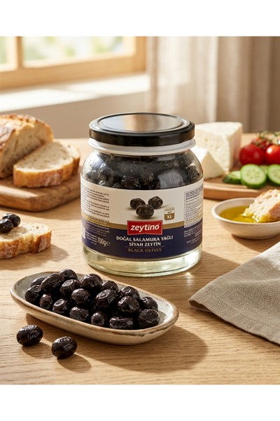 Gemlik Siyah Zeytin 700 gr (201/230) XL