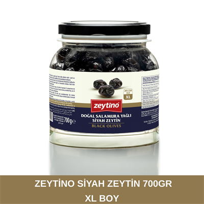 Zeytino Gemlik Siyah Zeytin 700 gr (201/230) XL