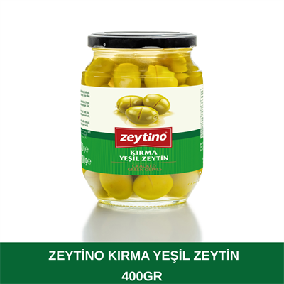 Zeytino Kırma Yeşil Zeytin 400 gr (141/160) 4XL