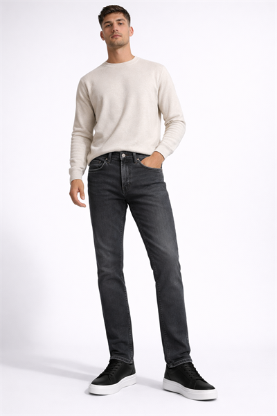 Likralı Premium Comfort Regular Rahat Kesim Koyu Jeans