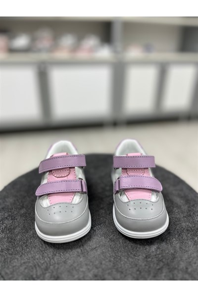 Kız Bebek Spor Ayakkabısı – Mor Hakiki Deri