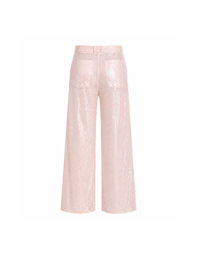 Reverie Wide Leg Sequin Pantolon