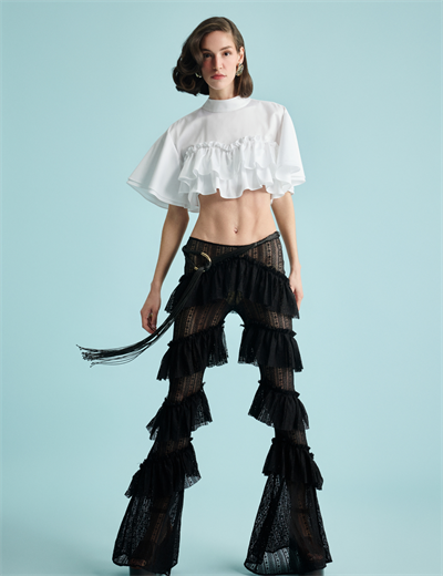 Ruffle Crop Top