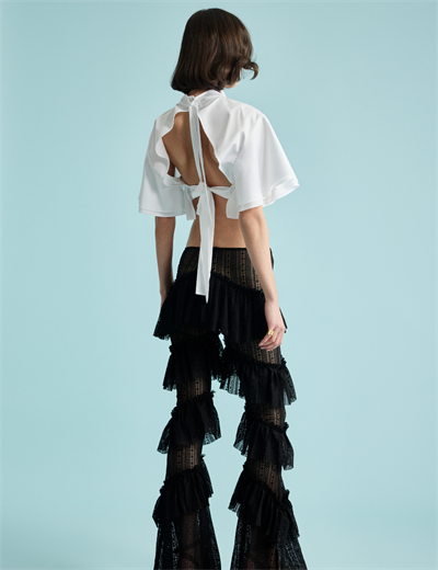 Ruffle Crop Top