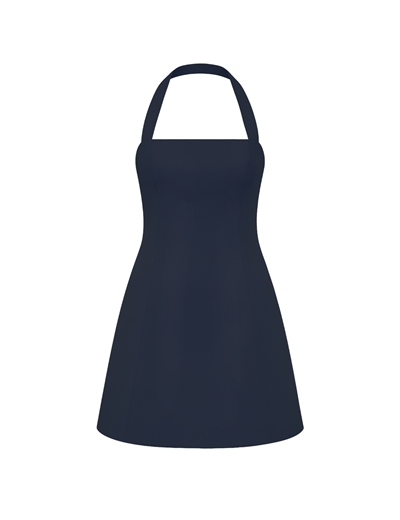 Hadley Mini Elbise Lacivert