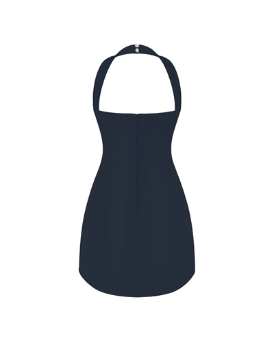 Hadley Mini Elbise Lacivert