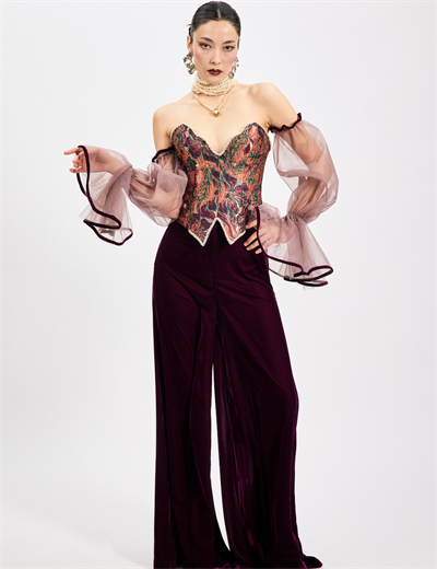 Peony Korse Top Baskılı