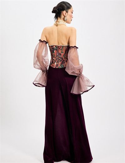 Peony Korse Top Baskılı
