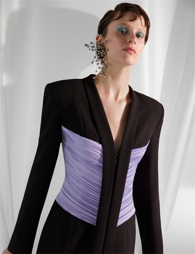 PUPRLE JACKET DRESS