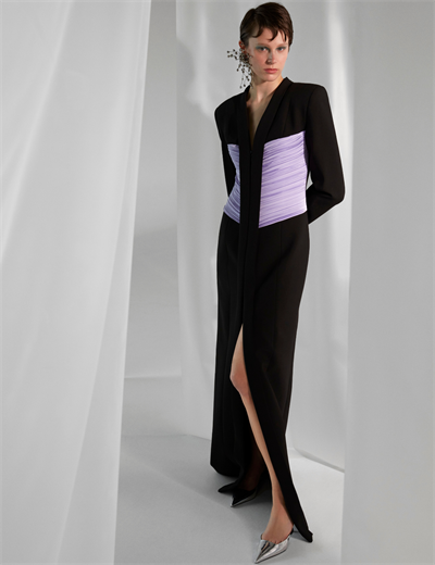 PUPRLE JACKET DRESS