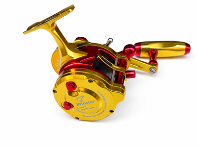 Jigging Master Gangster PE3+ Plus Underhead LH Gold Red Titanium Çıkrık