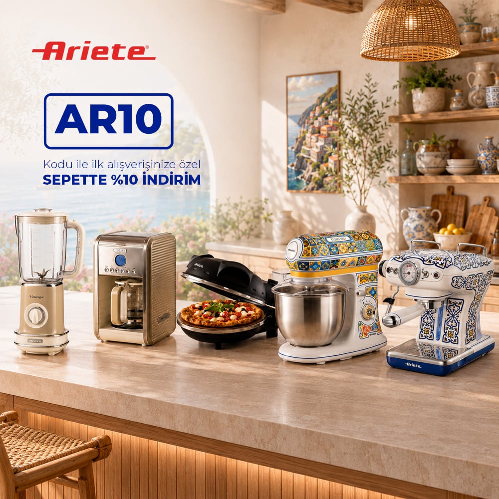 Ariete Capri 2 Dilim Ekmek Kızartma Makinesi Mavi - 0155/1C