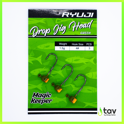 Drop Jighead Green UV