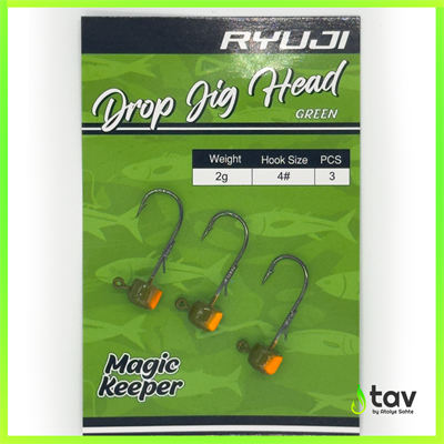 Drop Jighead Green UV