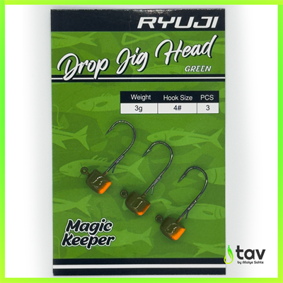 Drop Jighead Green UV