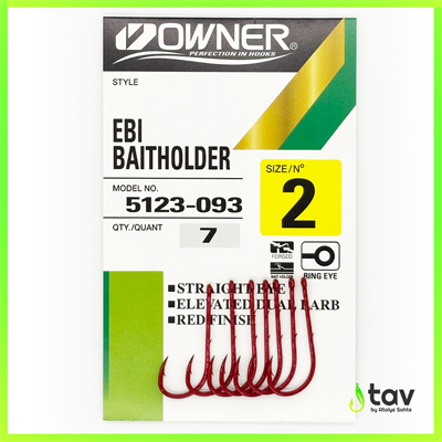 Owner 5123 Ebi Baitholder Red Hook